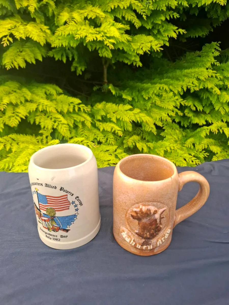 Duo beer mugs postage possible - Image 2