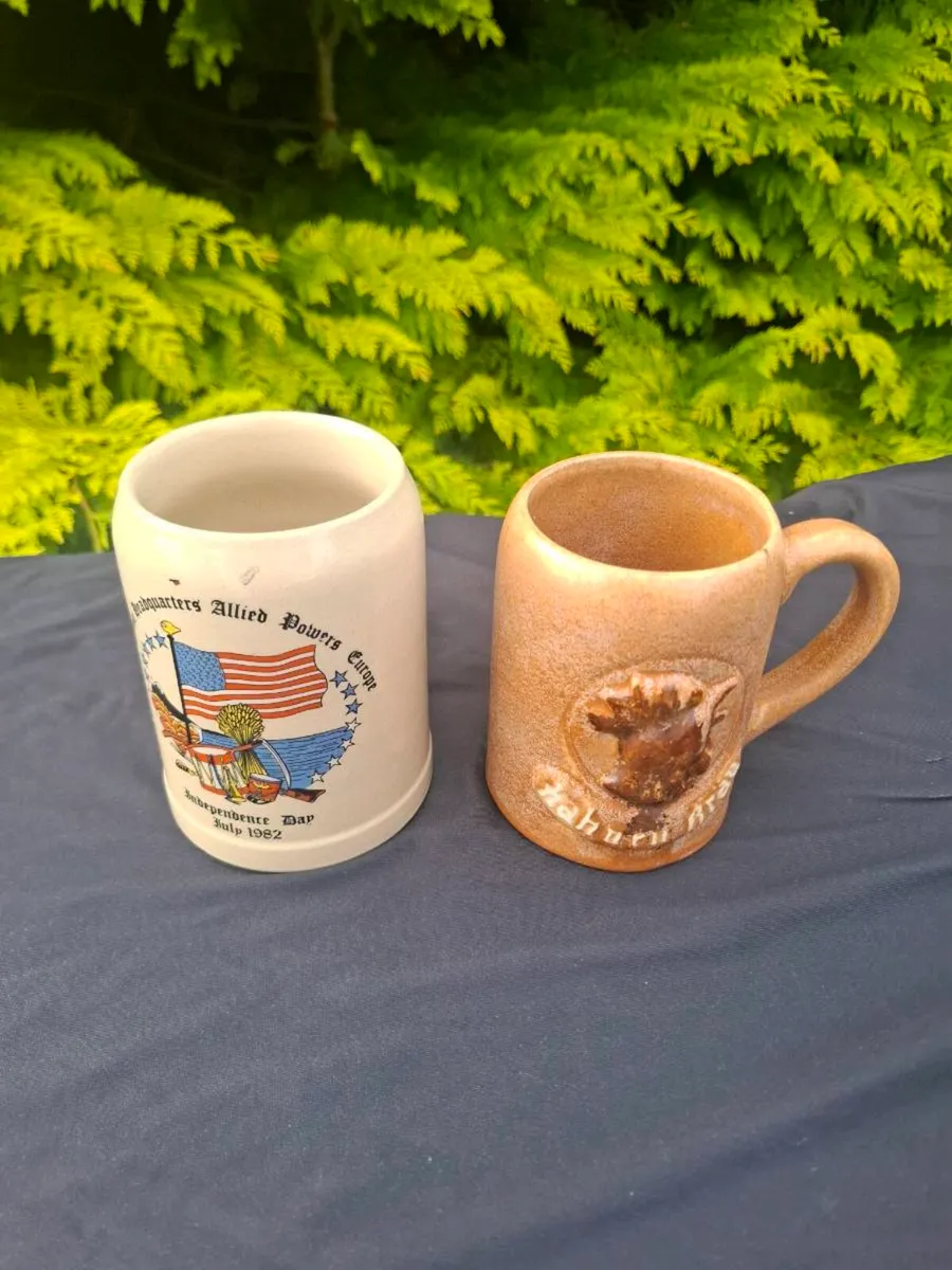 Duo beer mugs postage possible - Image 1