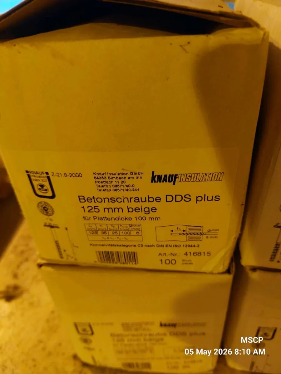 Concrete screws DDS Plus - Image 1