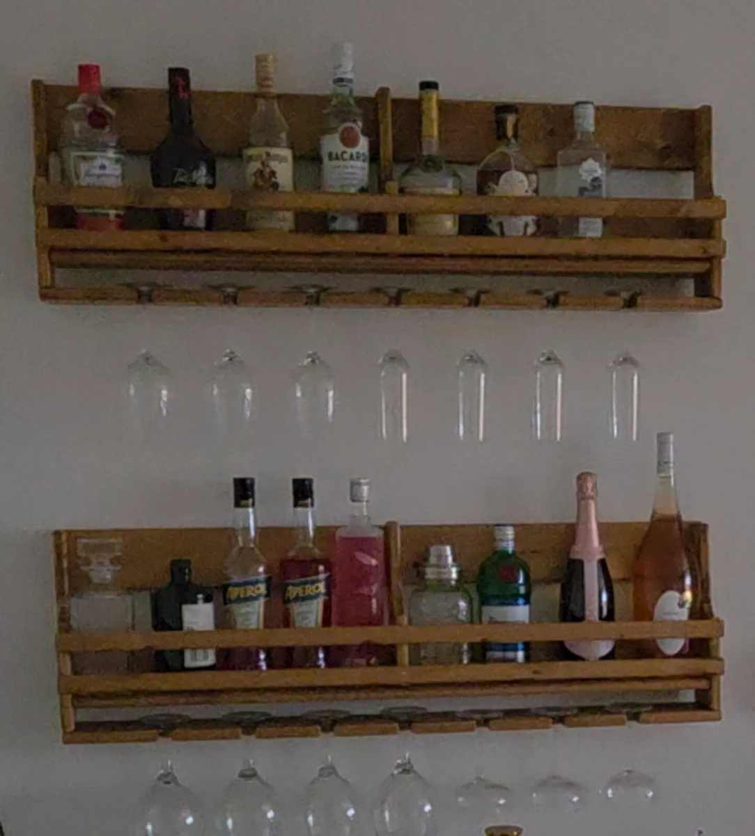 Rustic bar shelves - Image 1