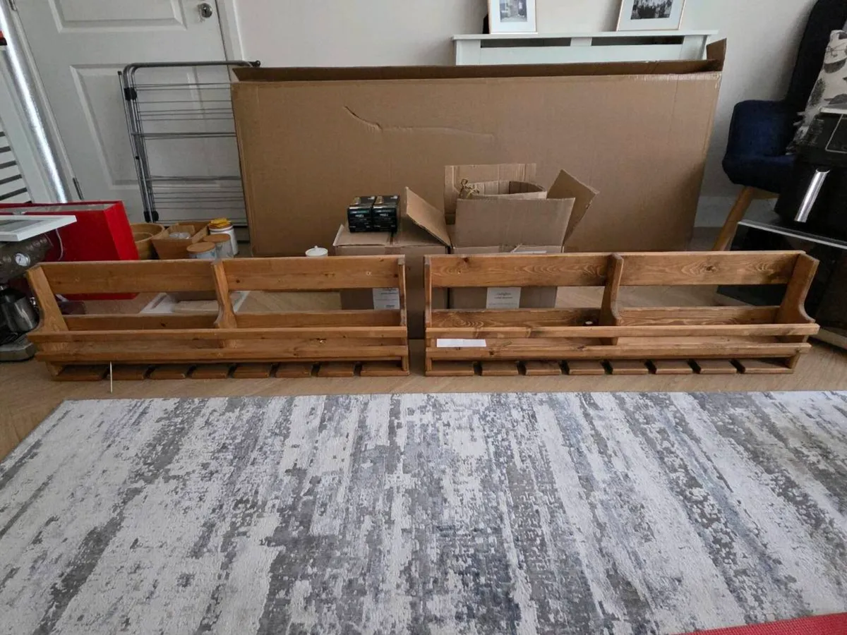 Rustic bar shelves - Image 2
