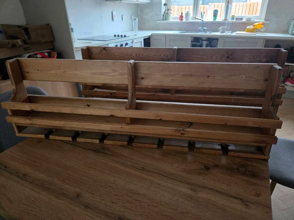 Rustic bar shelves - Image 3