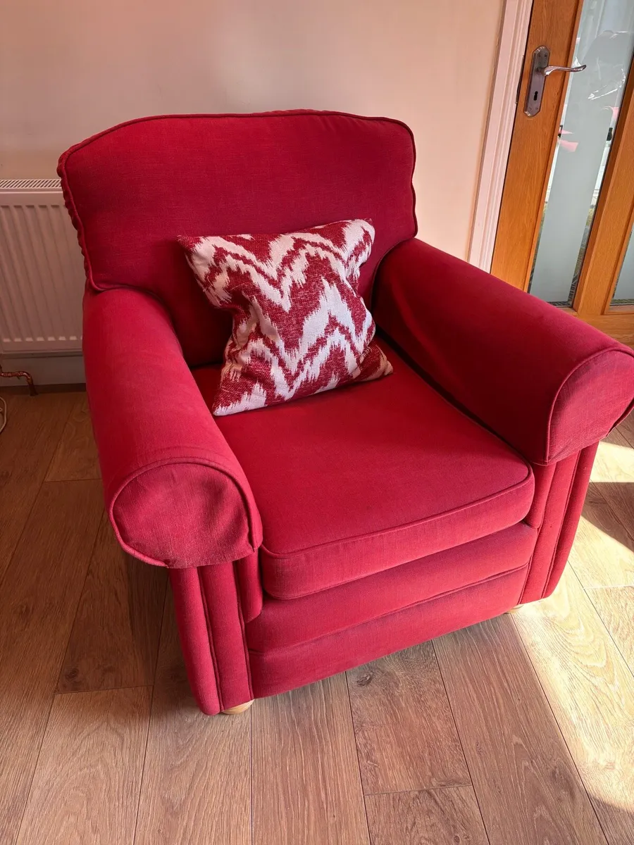 3 seater sofa and armchair - Image 2
