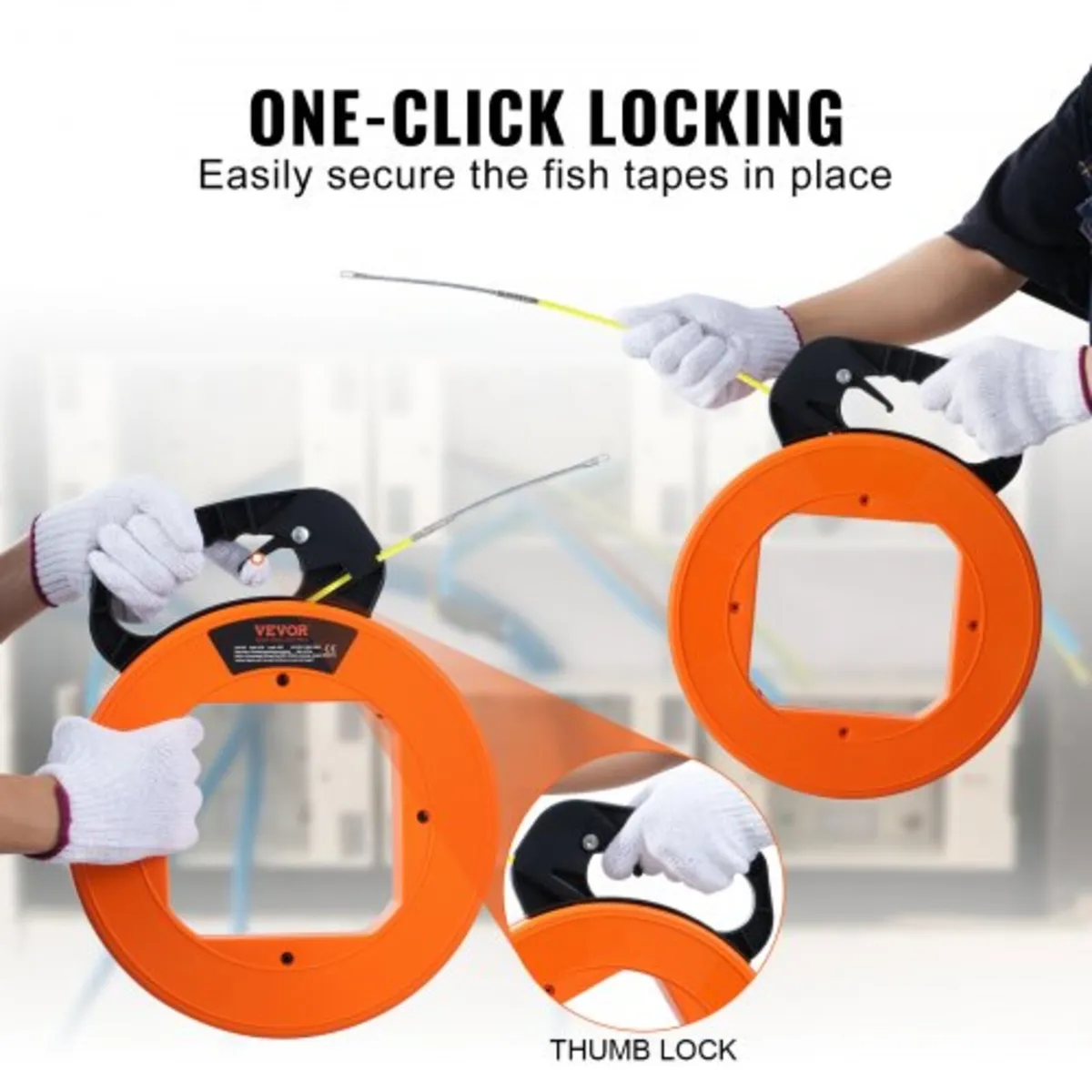 Fish Tape Wire Cable Line Puller 30.5 m-4.23 mm (1 - Image 2