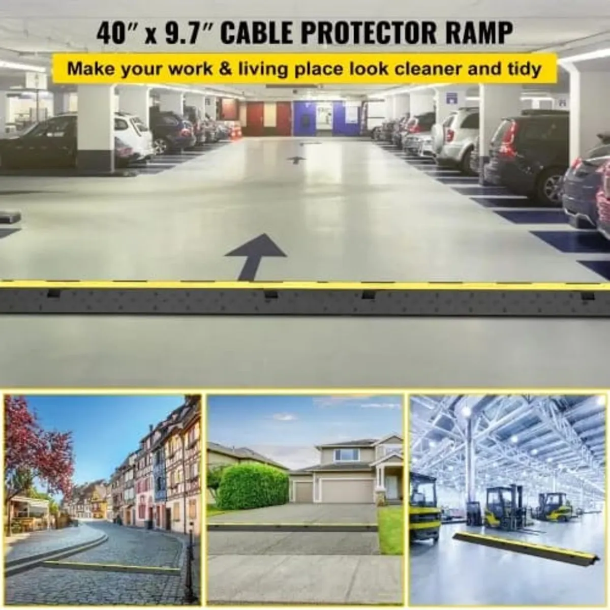 Cable Protector 101x24.5x5cm 3 Pack of 2 4989.5 kg - Image 2