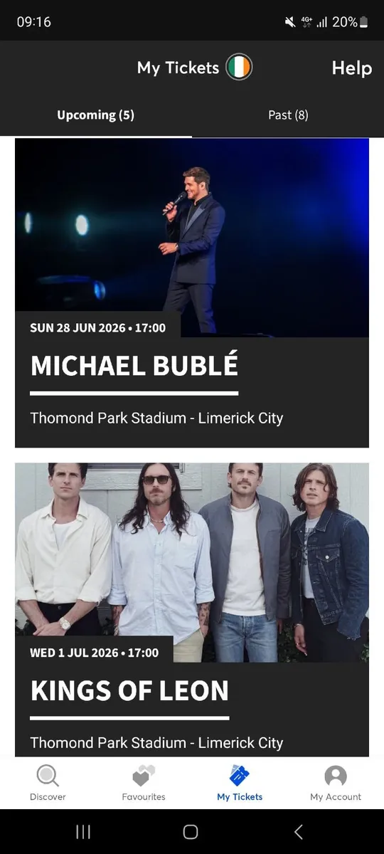 Concert Tickets - Image 1