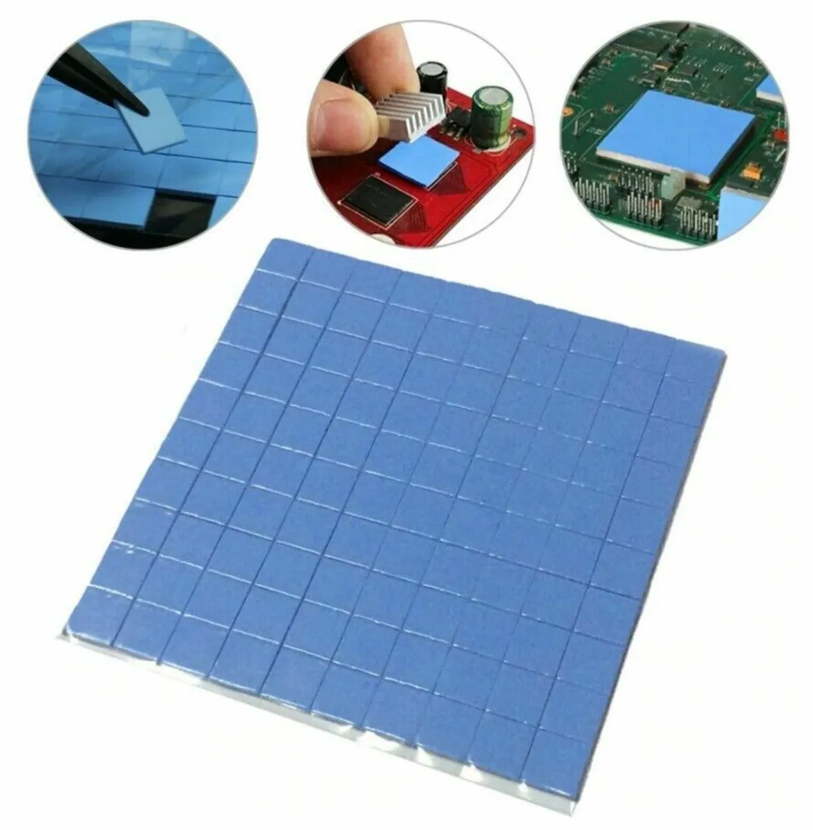 Thermal Pads 10x10x0.5mm Silicone Cooling GPU CPU - Image 2