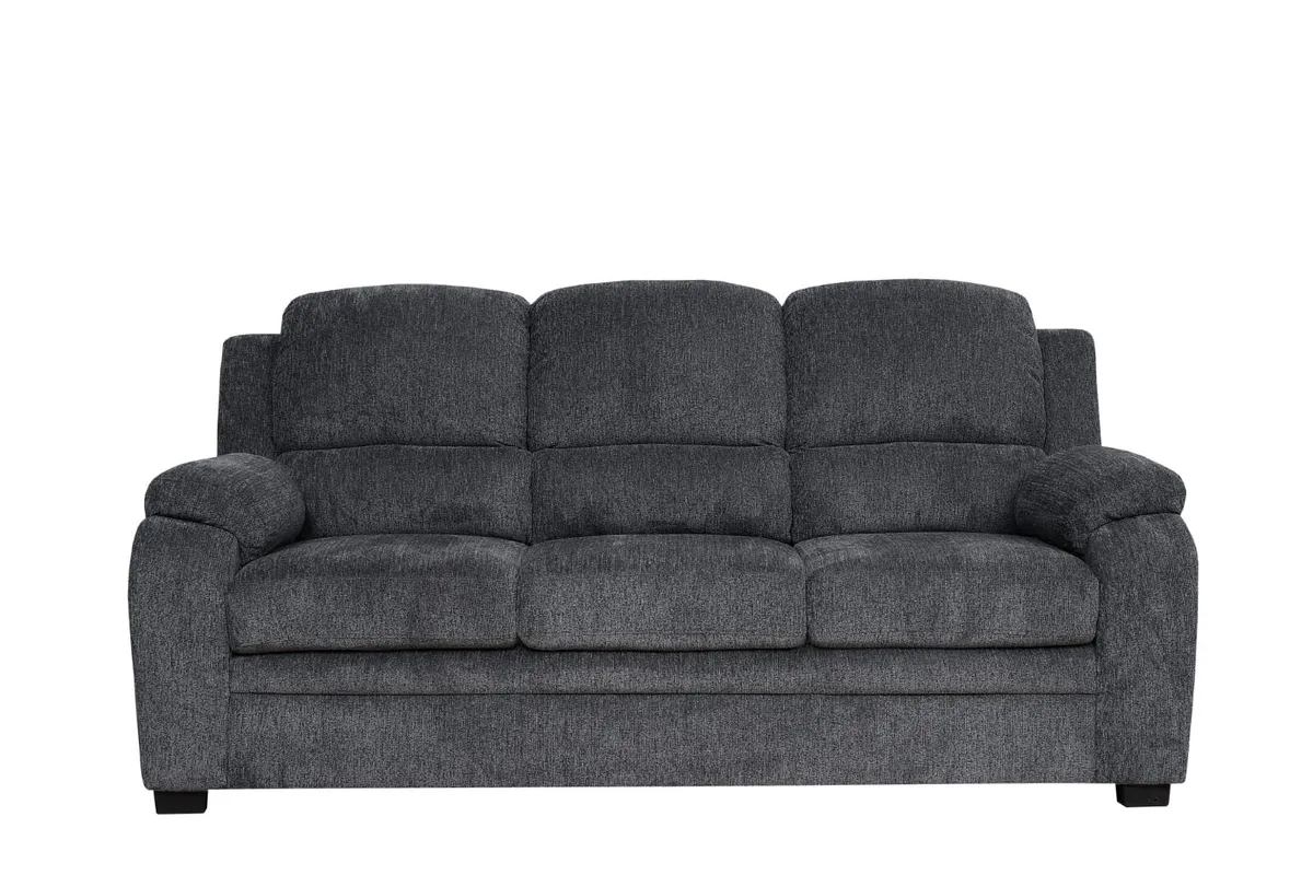 New Grey Fabric Tova 3+2 Free Delivery - Image 2