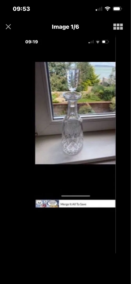 Vintage Waterford Crystal Lismore Decanter - Image 1