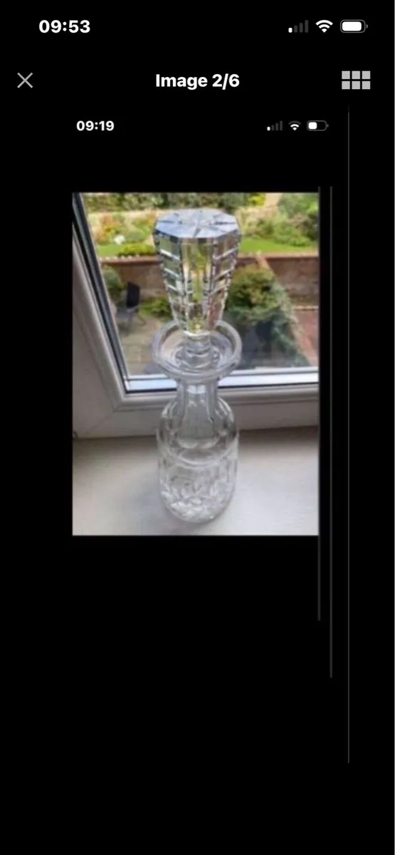 Vintage Waterford Crystal Lismore Decanter - Image 2