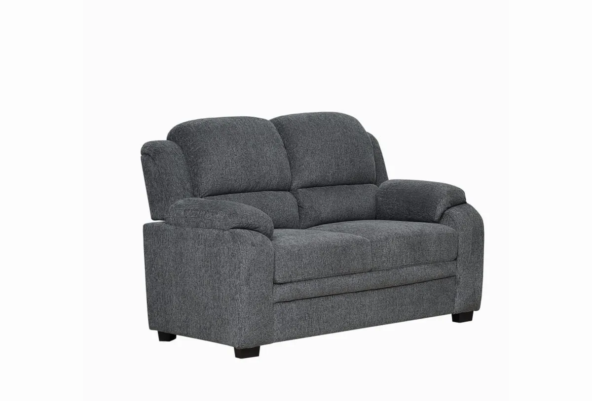 New 3+2 Grey Fabric Sofa Sets Only 750 - Image 2