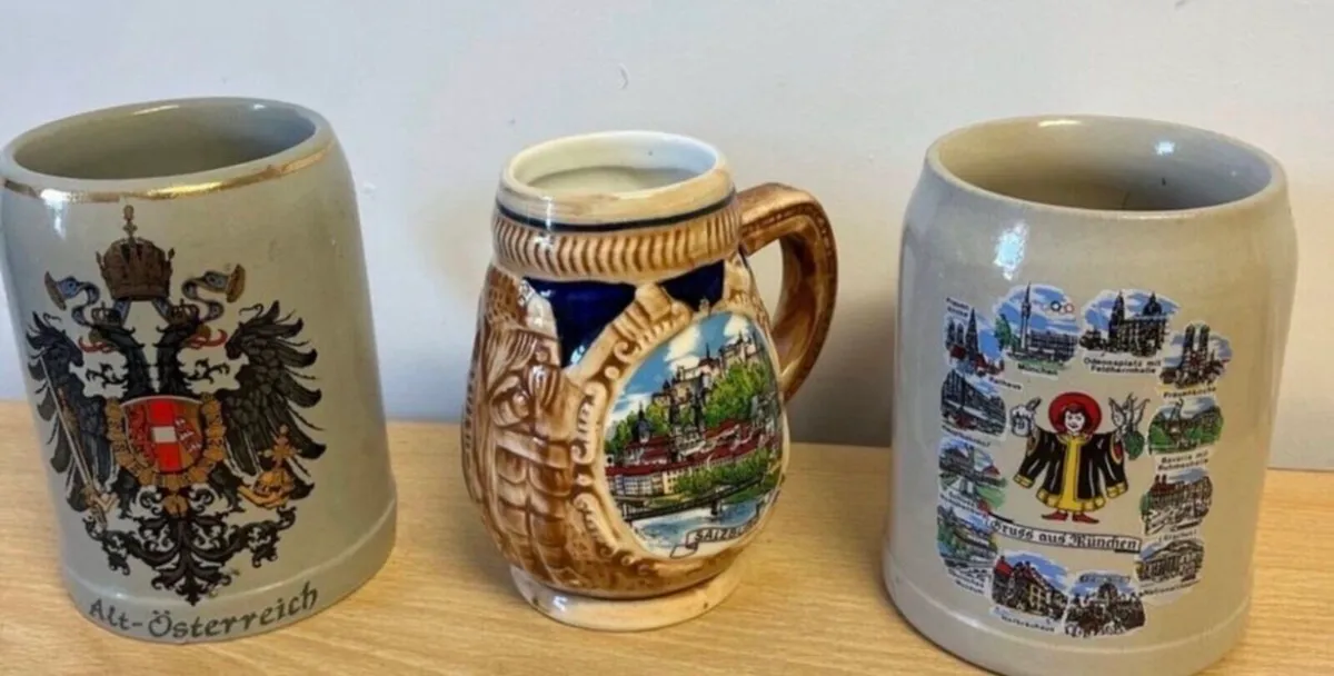 €50 for 9 vintage beer steins - Image 3
