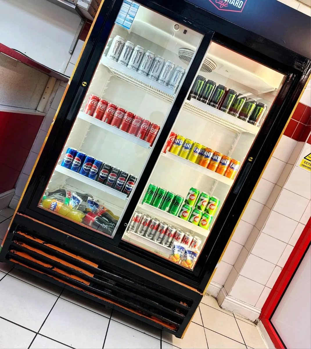 Commercial Double Glass Door Drinks Fridge – - Image 3