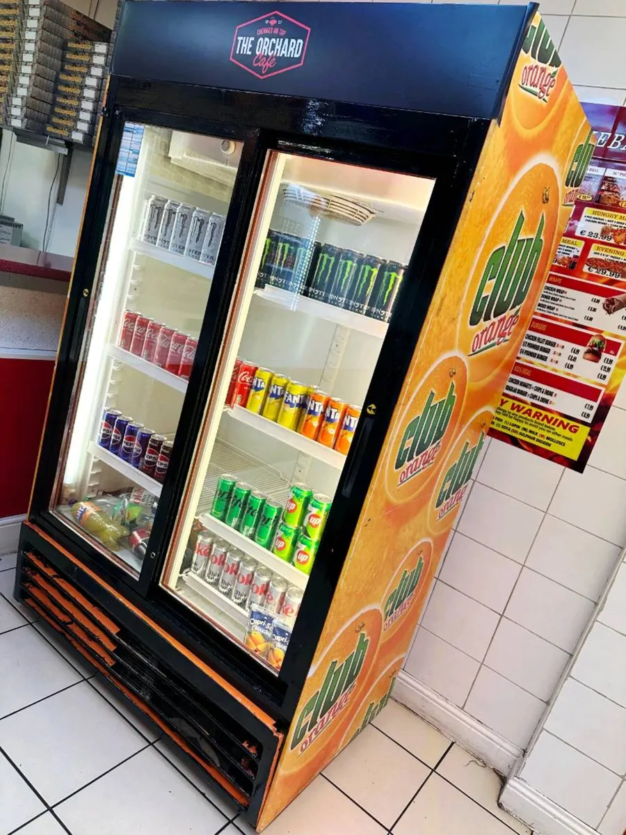 Commercial Double Glass Door Drinks Fridge – - Image 4