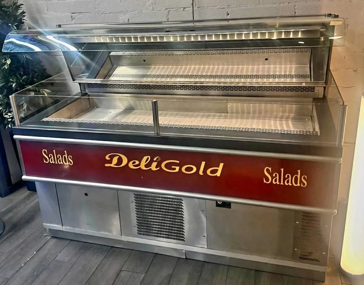 Restaurant Refrigerated Food Display stainless - Image 1