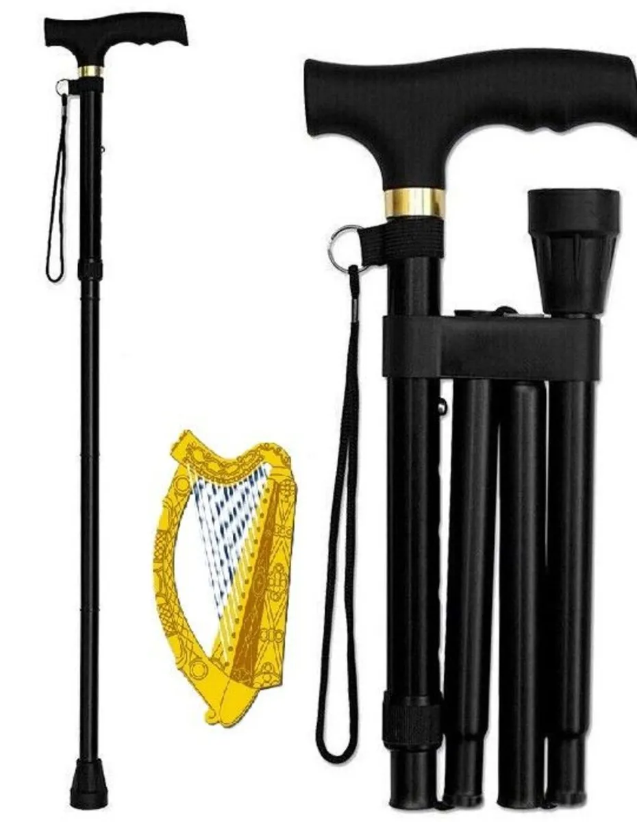 Folding Walking Stick, Adjustable - Image 2