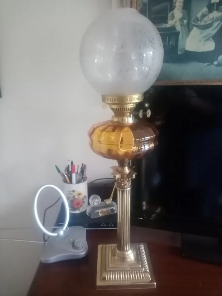 Victorian Oil Lamp - Image 1