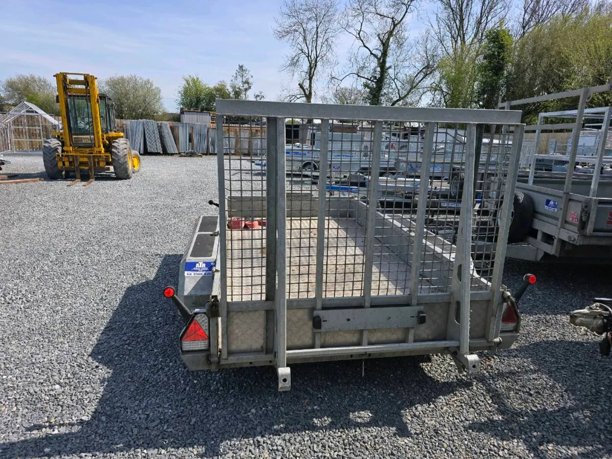 Nugent 10x5ft 3.5ton digger plant trailer - Image 2
