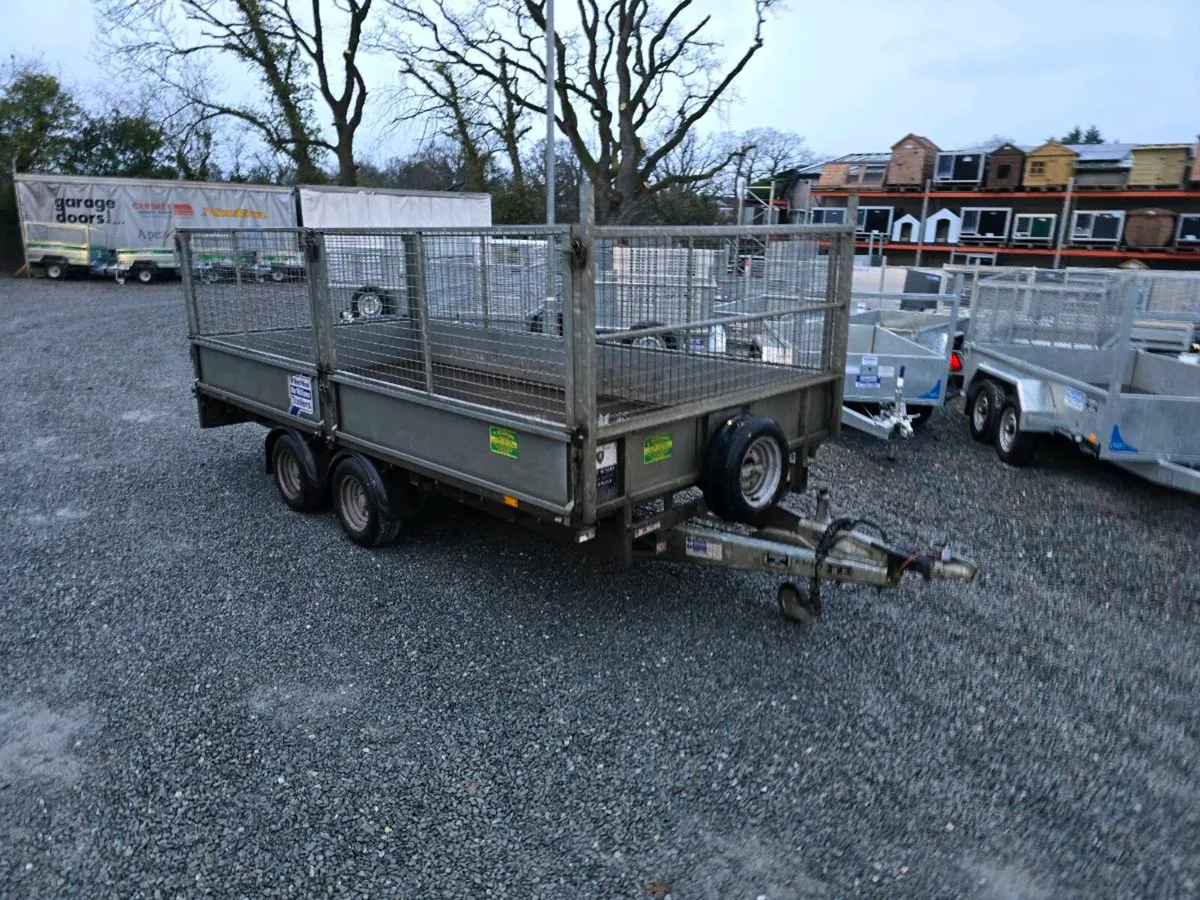 Ifor williams 14ft builders dropside trailer - Image 1