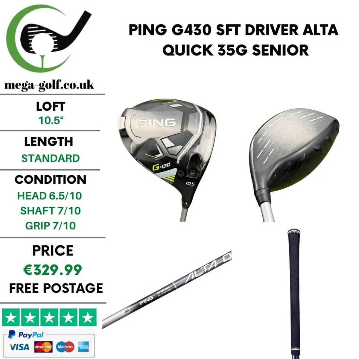 Ping G430 SFT Driver / 10.5° / Senior - Image 1