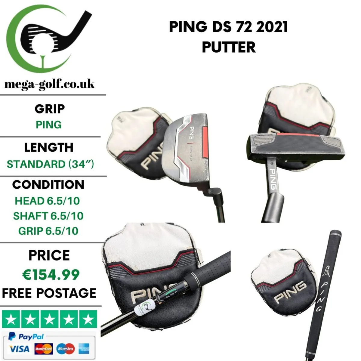 Ping DS 72 2021 Putter / 34'' - Image 1