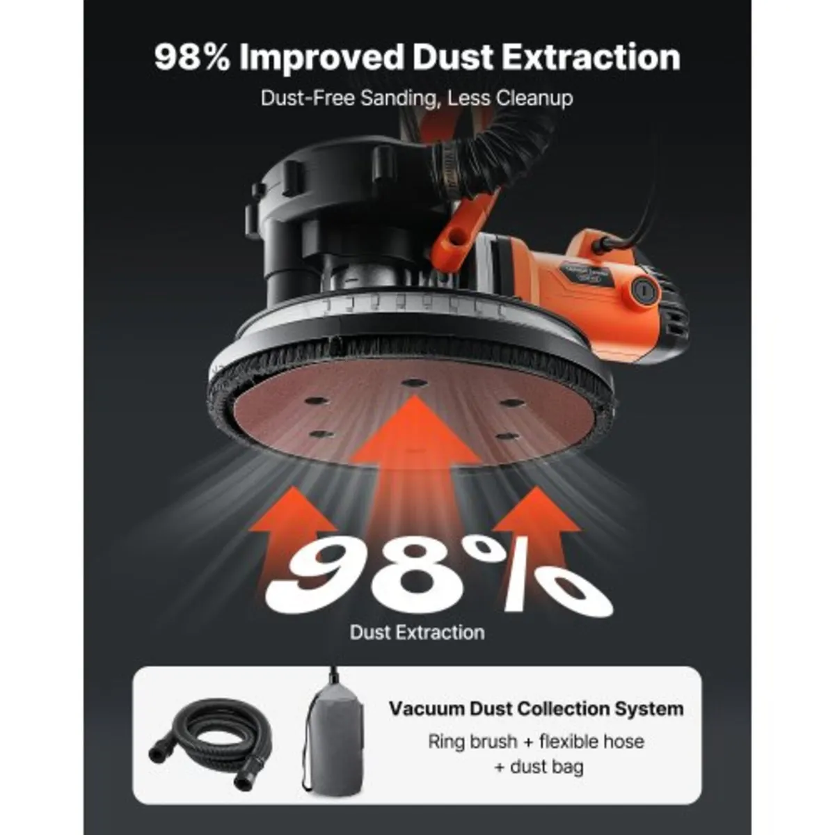Drywall Sander, 1150W Electric Drywall Sander, Pop - Image 4