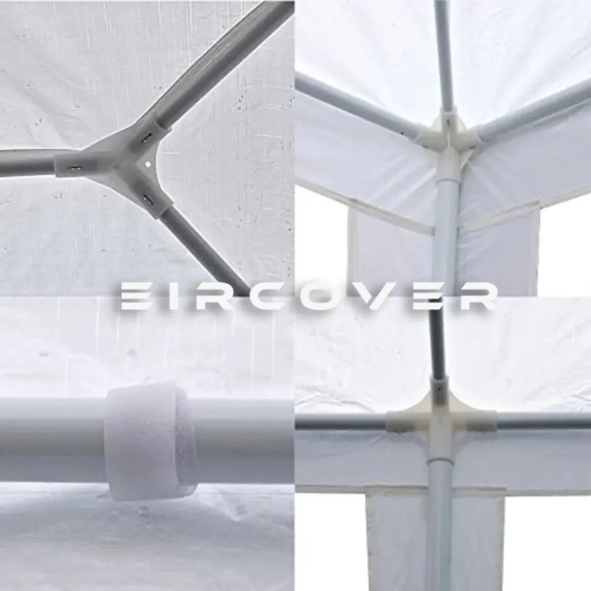 Gazebo Canopy  Party Tent  3m x 6m White - Image 4