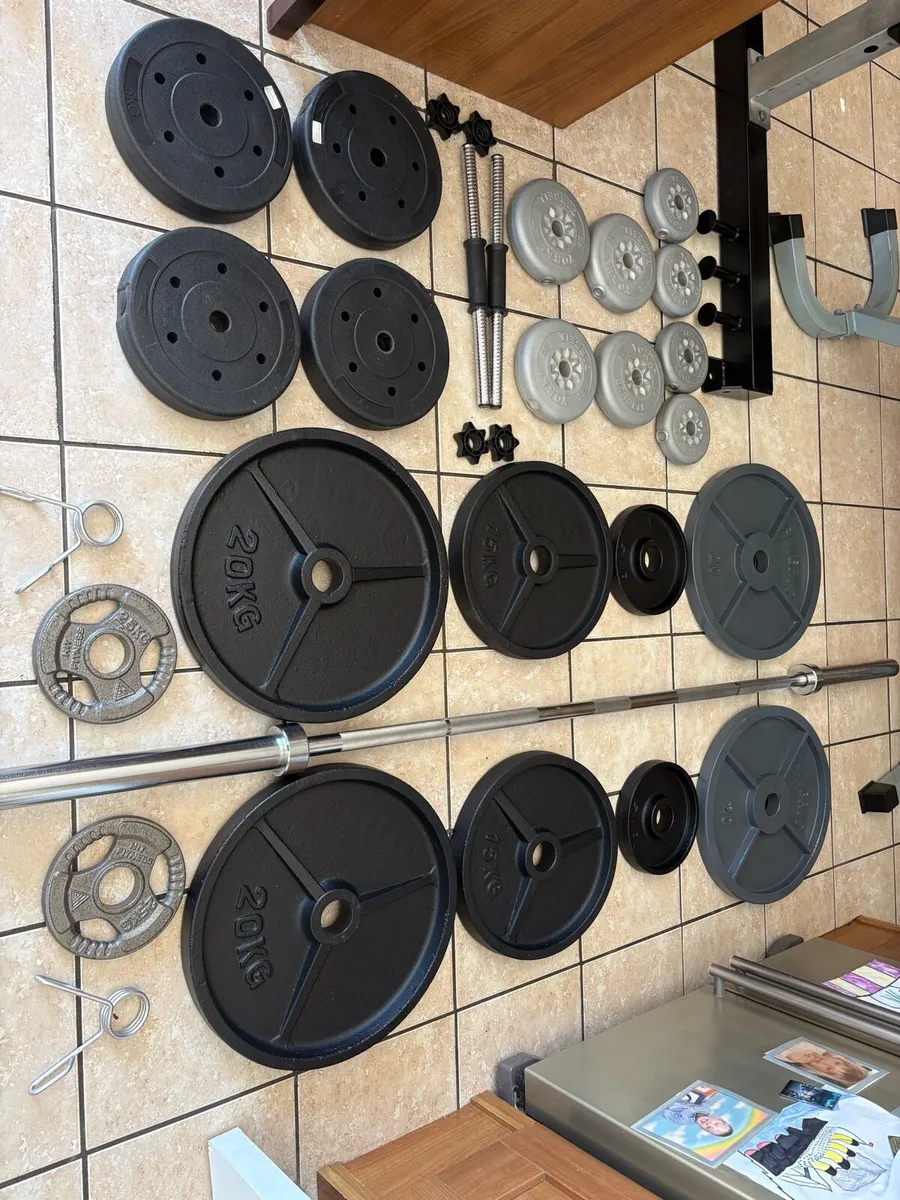 EXTRA HEAVY DUTY GYM WEIGHTLIFTING SET UP, READ!!! - Image 3