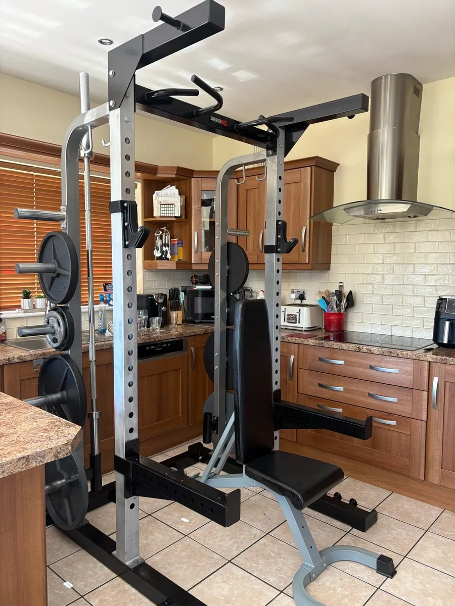 EXTRA HEAVY DUTY GYM WEIGHTLIFTING SET UP, READ!!! - Image 2