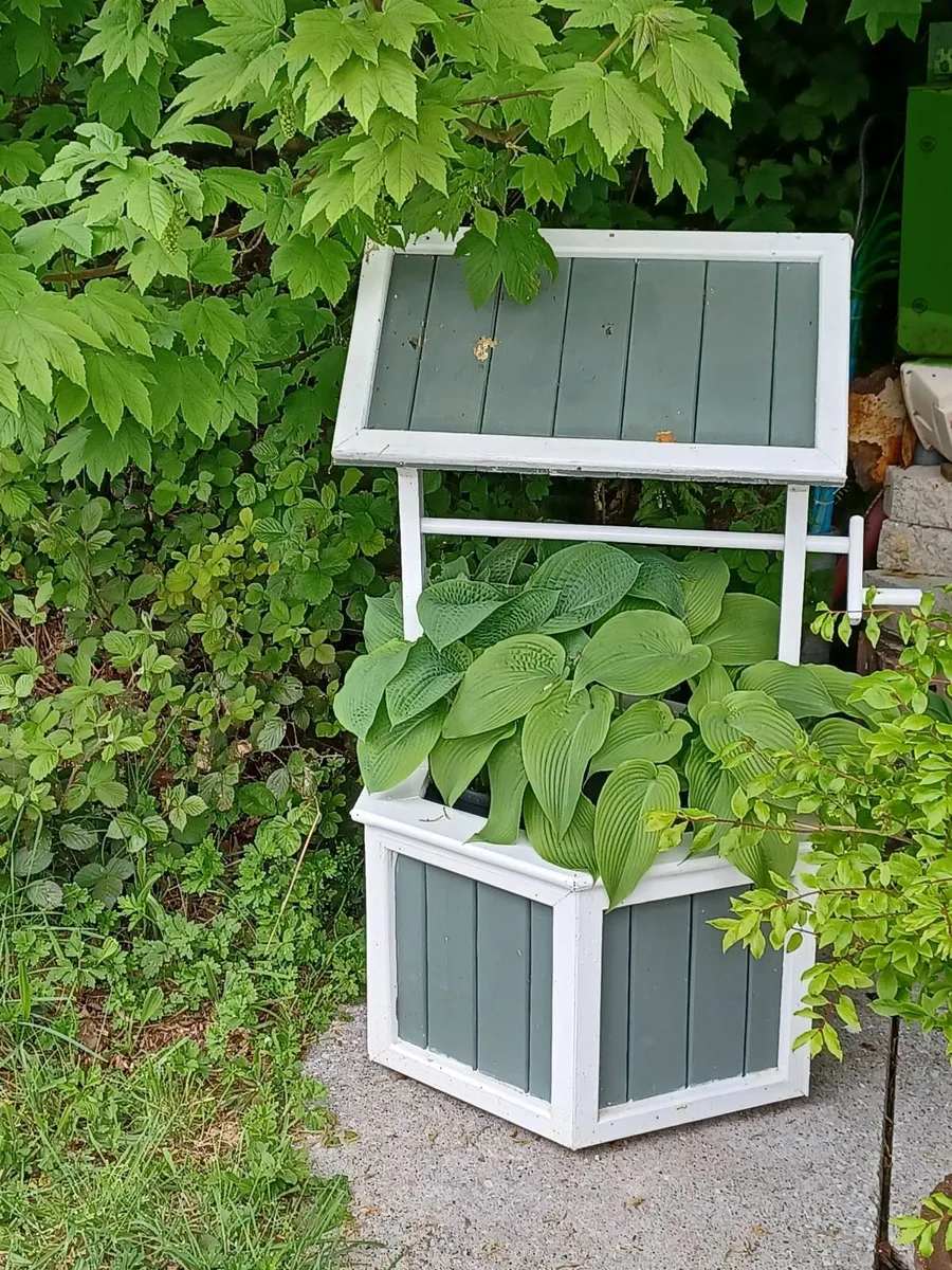 Handmade Wooden Wishing Well - Image 3