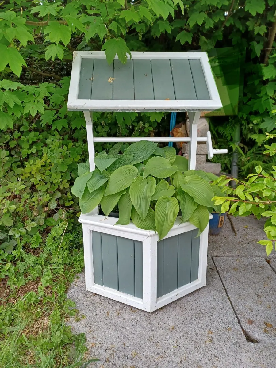 Handmade Wooden Wishing Well - Image 4