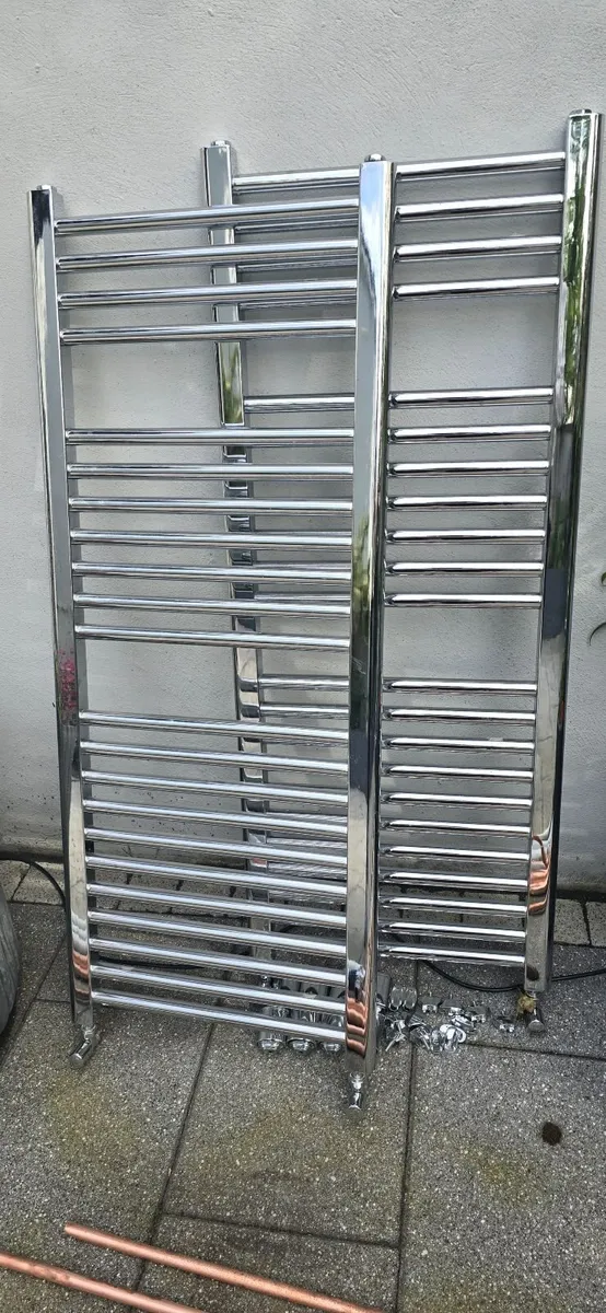 Chrome Towel Radiator x2