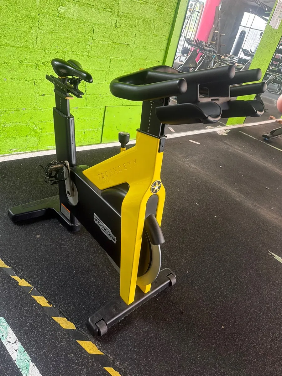 Technogym spin bike. - Image 1