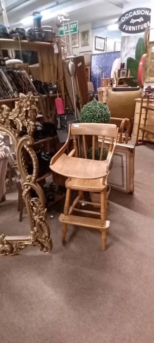 Victorian Pine Childs High Chair