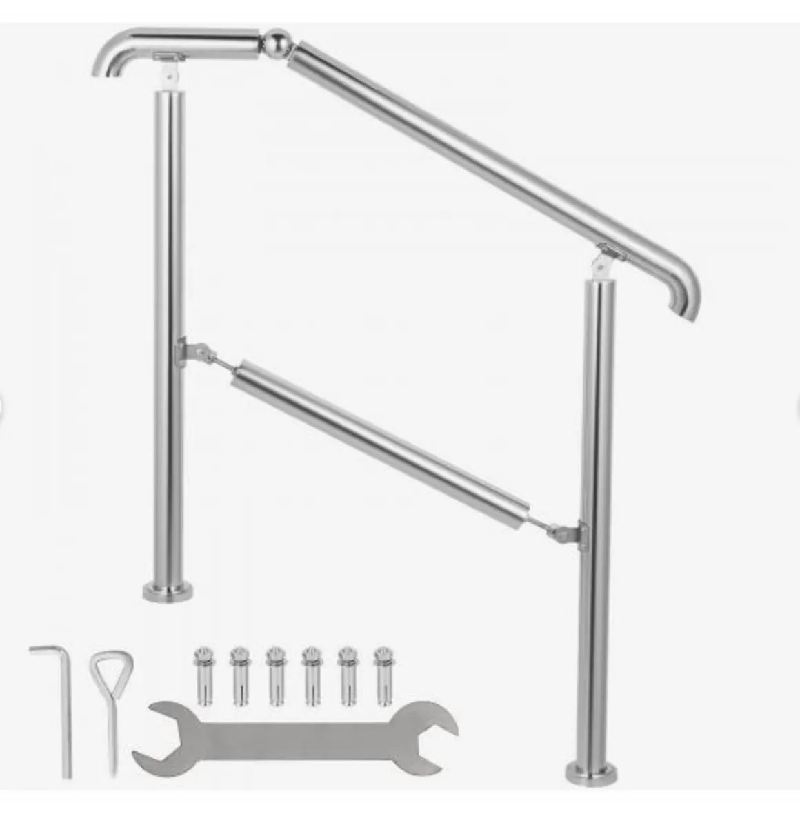 3 Step Railing Stainless Steel Transitional - Image 3