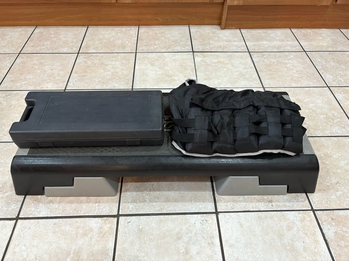 WEIGHTED VEST, REEBOK STEP, DUMBBELLS + CASE! - Image 2