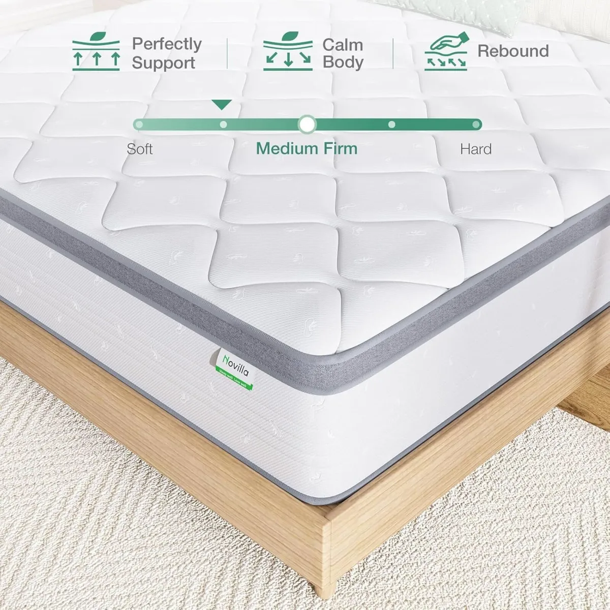 Small Double Mattresses 9.8 Inch Deep Pocket - Image 3