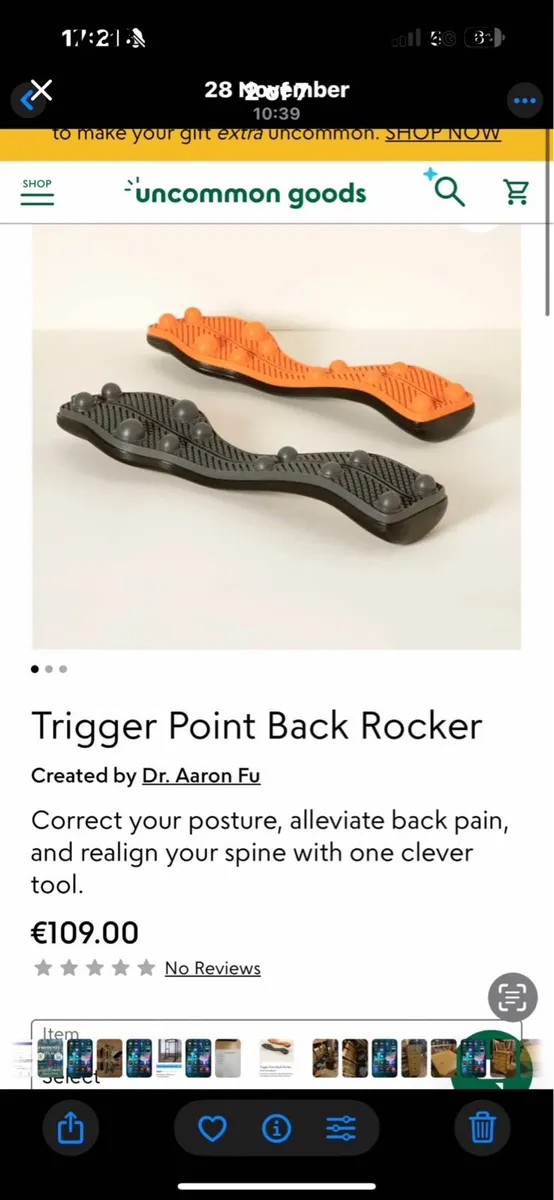 Back Rocker Trigger Point Therapy, Gym, Physio!! - Image 2