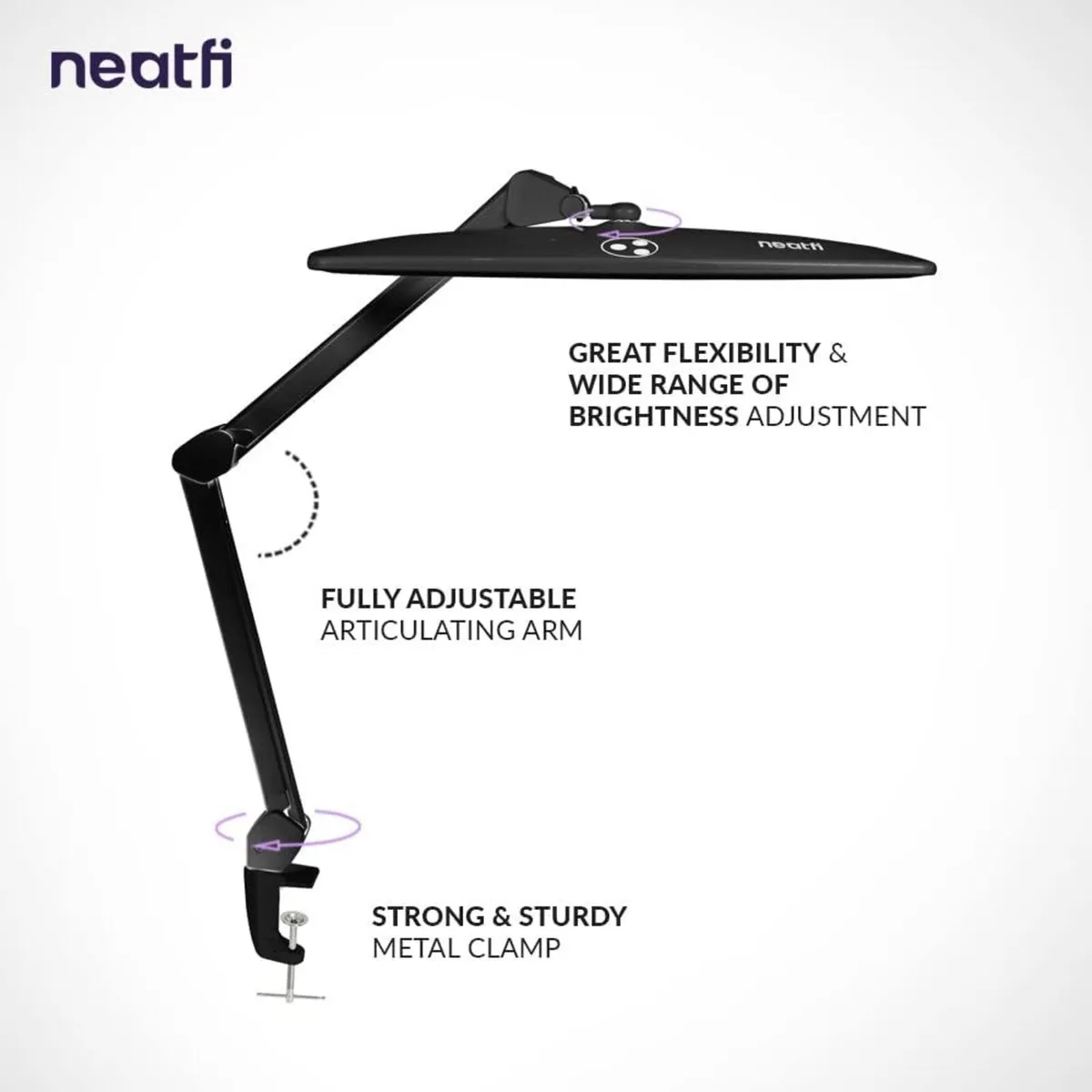 Elite HD XL Desk Lamp – 1 600 Lumens 58 cm Wide - Image 4