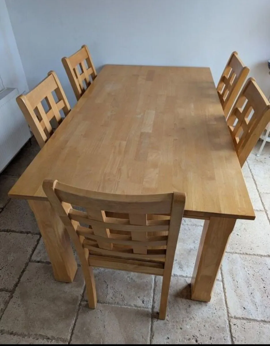 Dining Table and 5 Chairs - Image 1