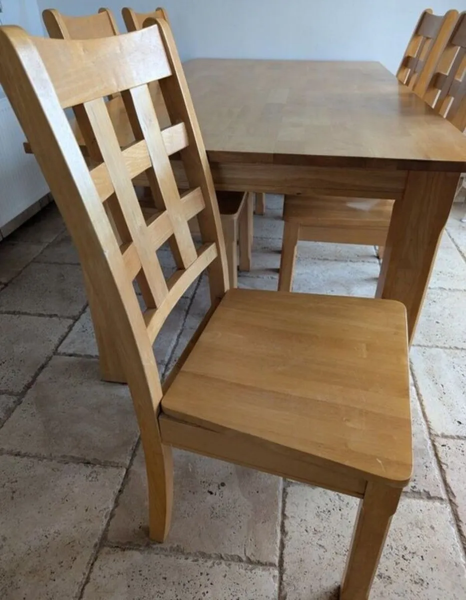Dining Table and 5 Chairs - Image 4