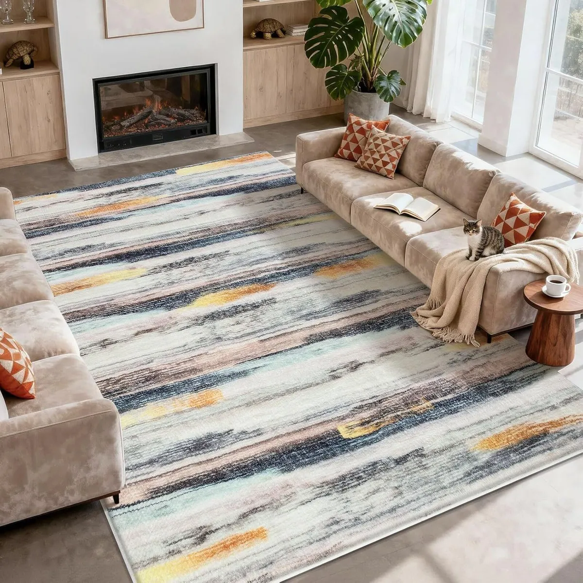 Rugs Living Room 200x300cm Modern Soft Rug - Image 1