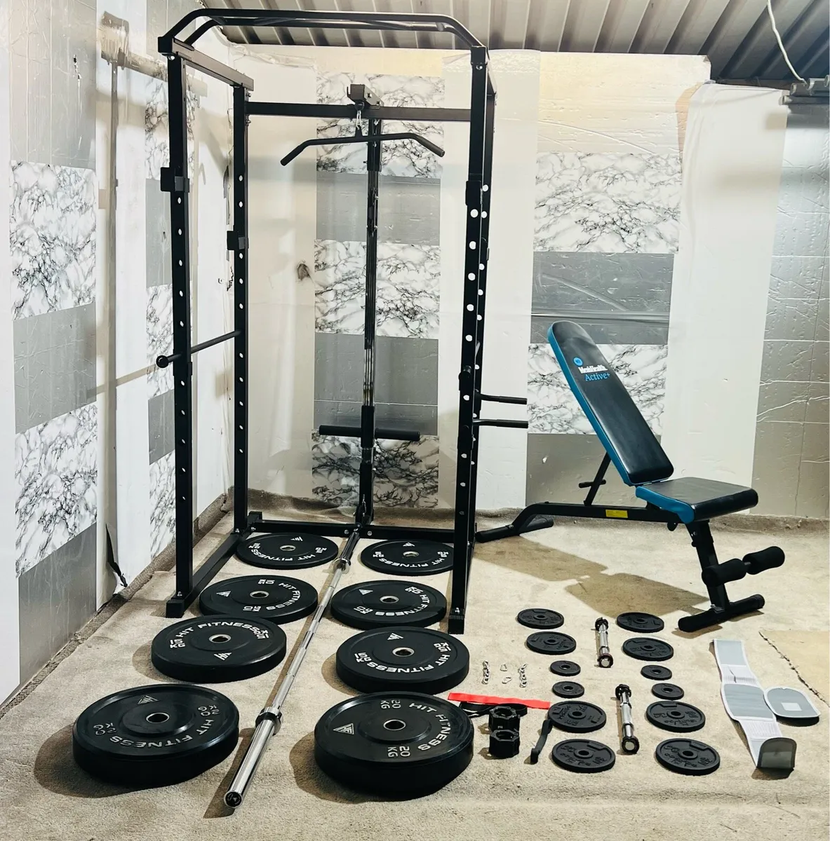 (NEW CONDITION) TOP QUALITY WEIGHTLIFTING SETUP - Image 1