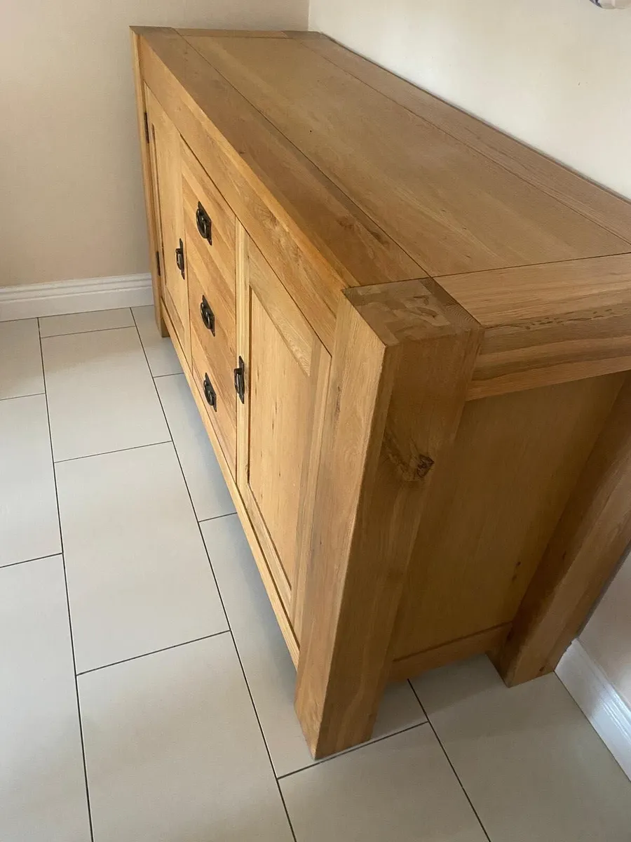 Solid Oak Sideboard - Image 2
