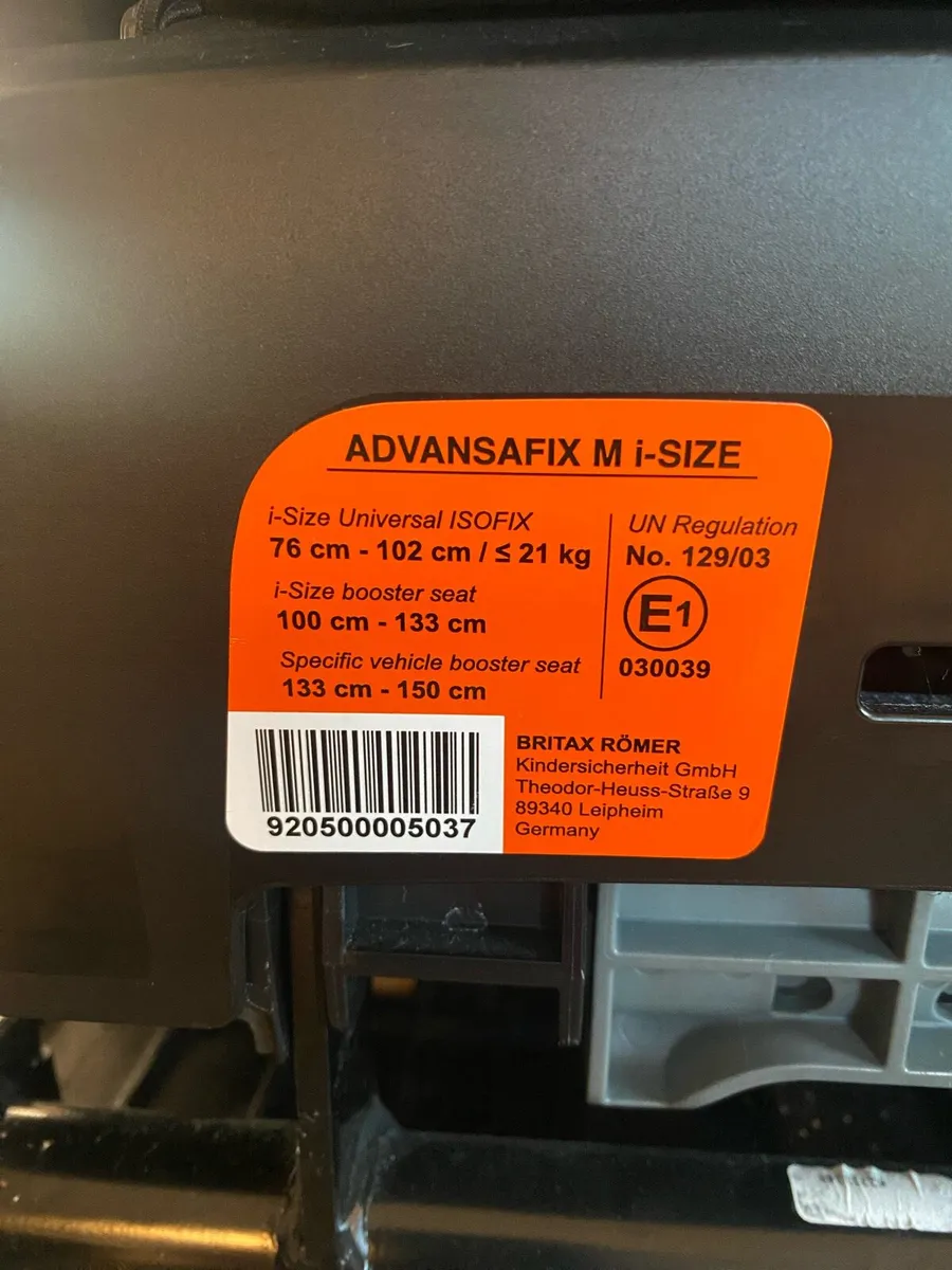 Britax Romer Car Seat - Image 3