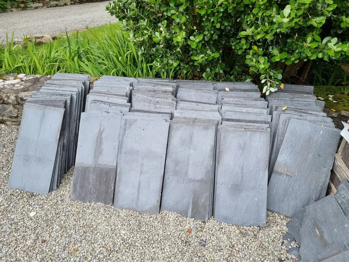 Grey Spanish Natural Roofing slates - 600x300 - Image 1