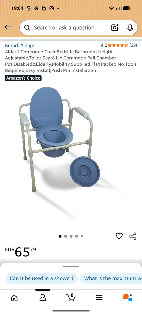 Commode - New Never Used - Image 3