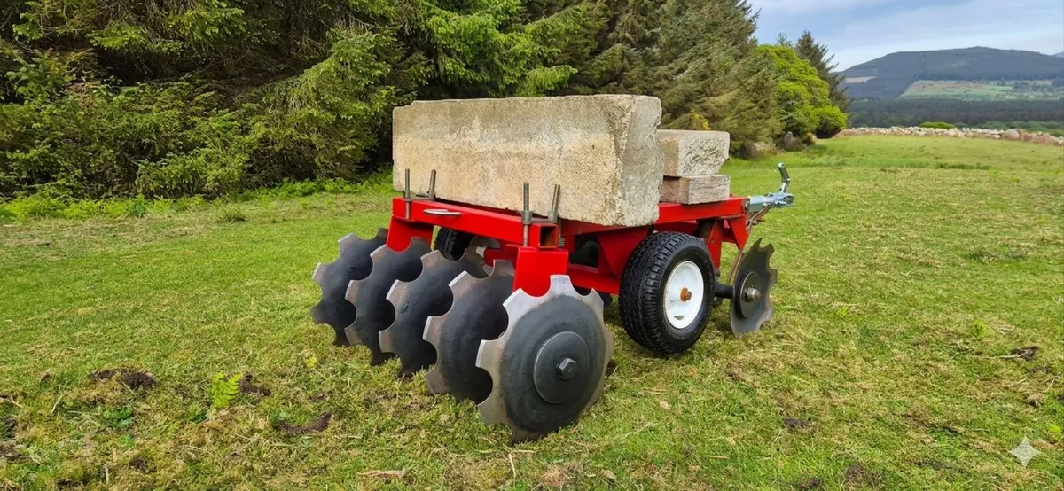 ATV Quad 33" Disc Harrow Reinforced for Heavy Soil - Image 1