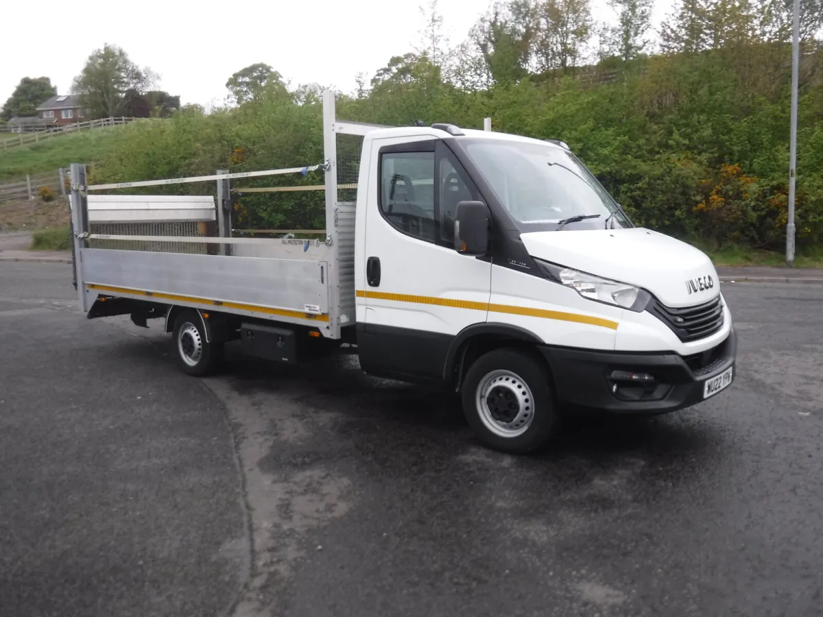 Iveco Daily 35-140 14ft8" dropside 2022, tail lift - Image 2