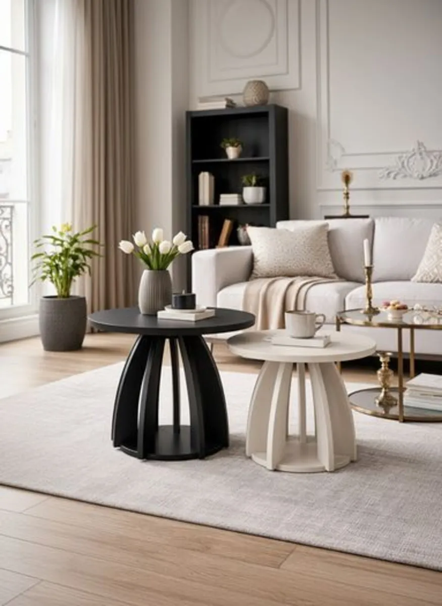 Zenith Nest Coffee Tables Modern Set of 2 - Image 2